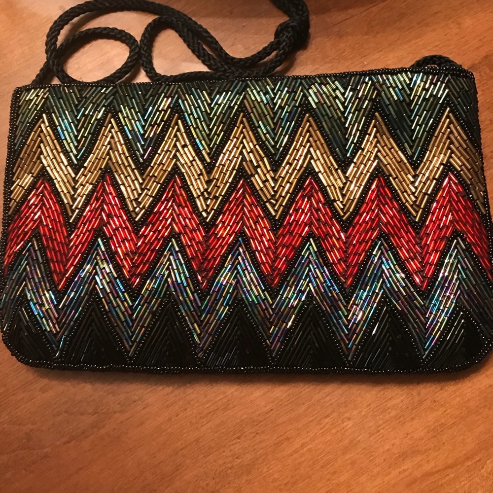 Beaded evening bag